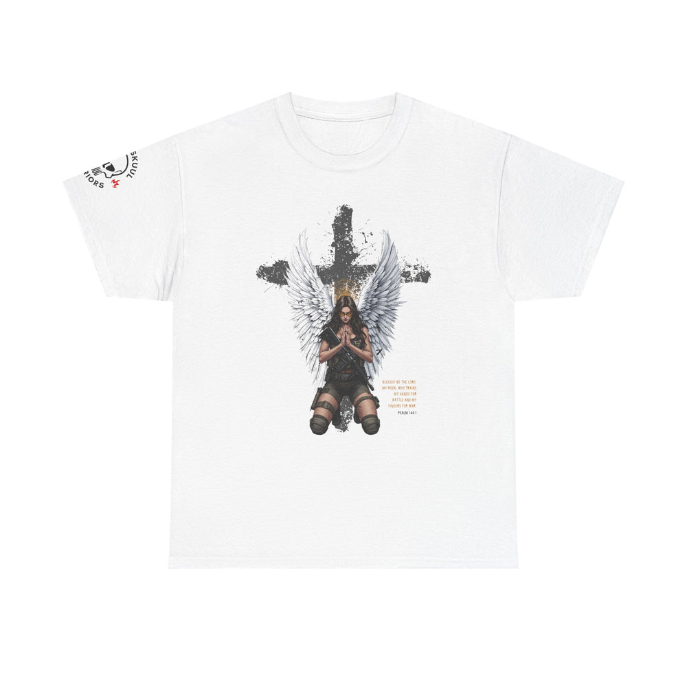 FEMALE ARCHANGEL PSALM 144:1 T SHIRT