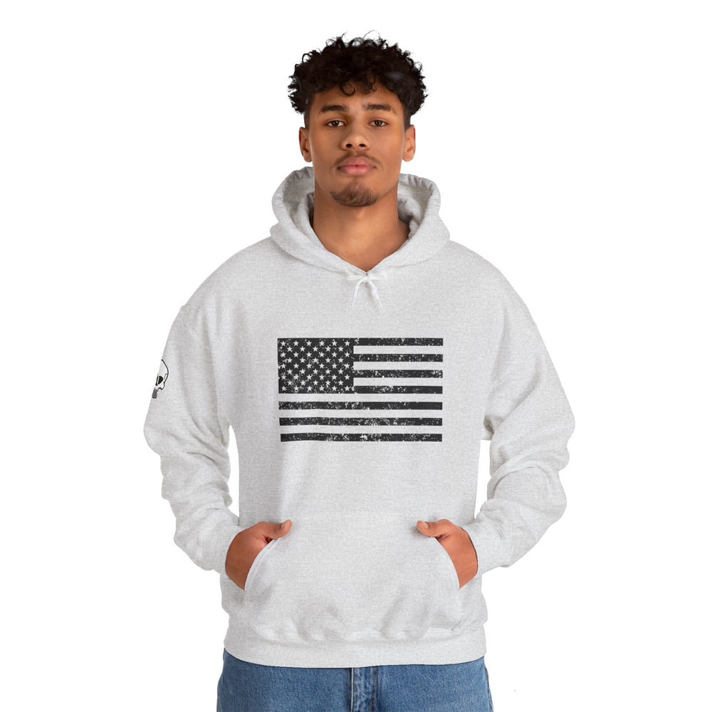 US GRUNGE FLAG HOODIE