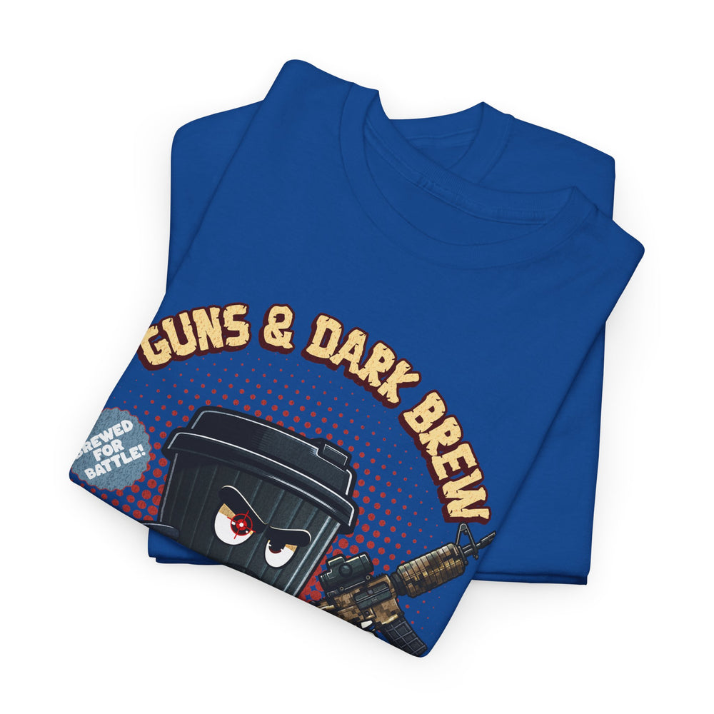 GUNS AND DARK BREW T SHIRT