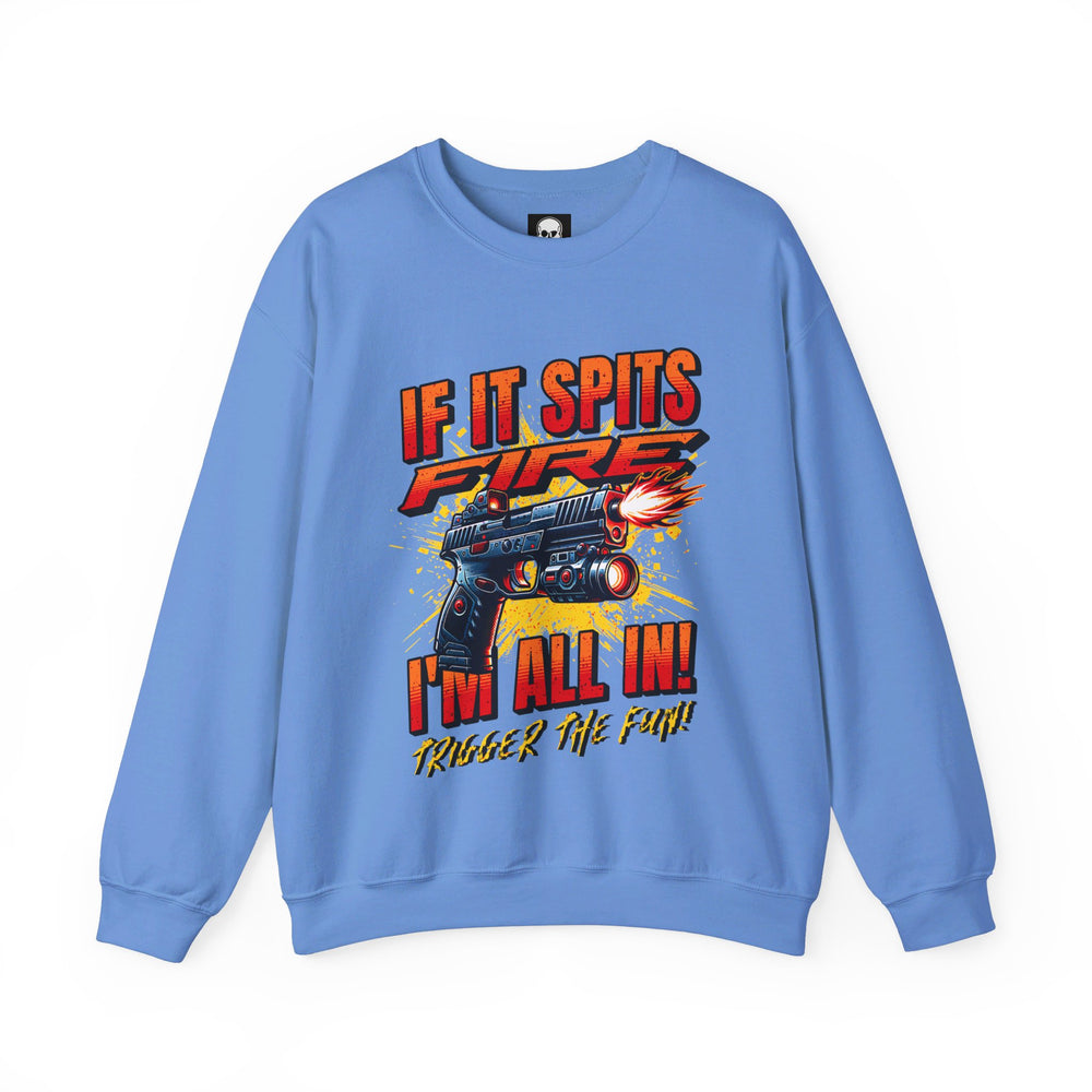 TACTICAL GUN SPITTING SWEATSHIRT