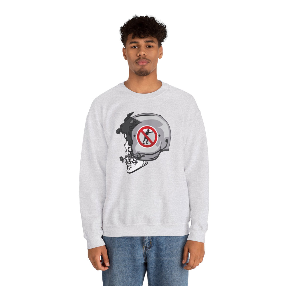 NO ZOMBIE RIDES SWEATSHIRT