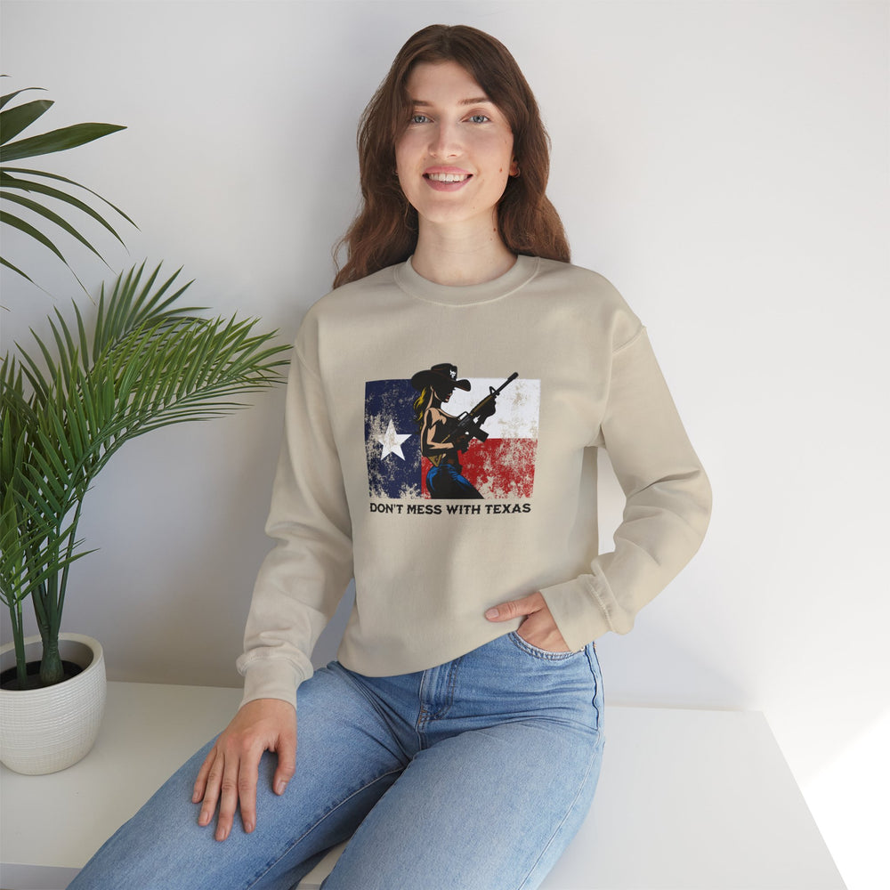 DON'T MESS WITH TEXAS COWGIRL SWEATSHIRT