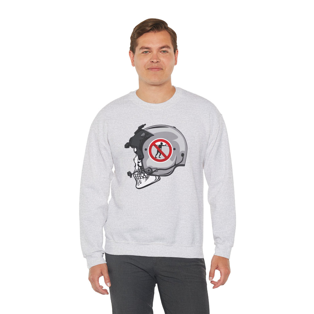 NO ZOMBIE RIDES SWEATSHIRT