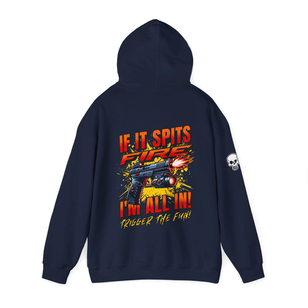 TACTICAL GUN SPITTING FIRE HOODIE