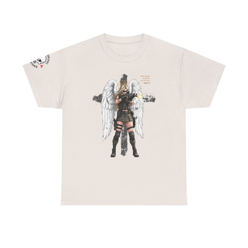 FEMALE ARCHANGEL PSALM 27:3 T SHIRT