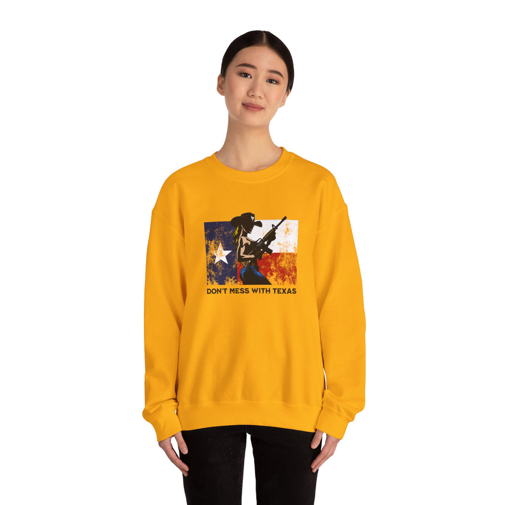 DON'T MESS WITH TEXAS COWGIRL SWEATSHIRT