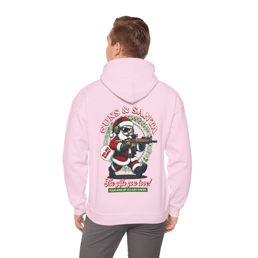 GUNS AND SANTA HOODIE