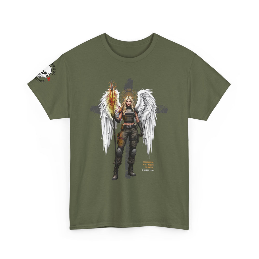 FEMALE ARCHANGEL 2 SAMUEL 22:40 T SHIRT