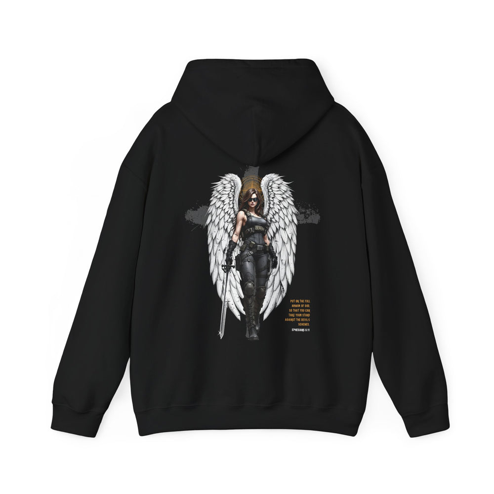 FEMALE ARCHANGEL EPHESIANS 6:11 HOODIE