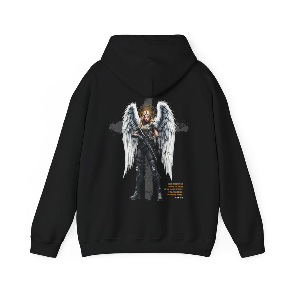 FEMALE ARCHANGEL PSALM 23:4 HOODIE