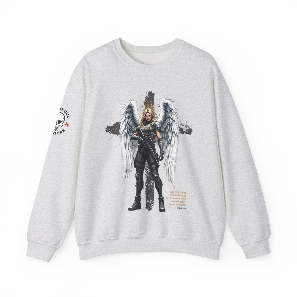 FEMALE ARCHANGEL PSALM 23:4 SWEATSHIRT