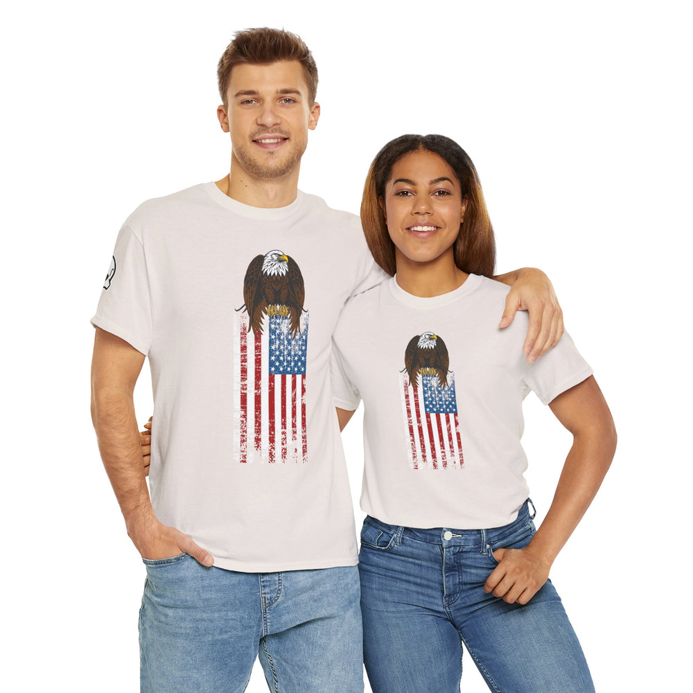 EAGLE USA FLAG T SHIRT