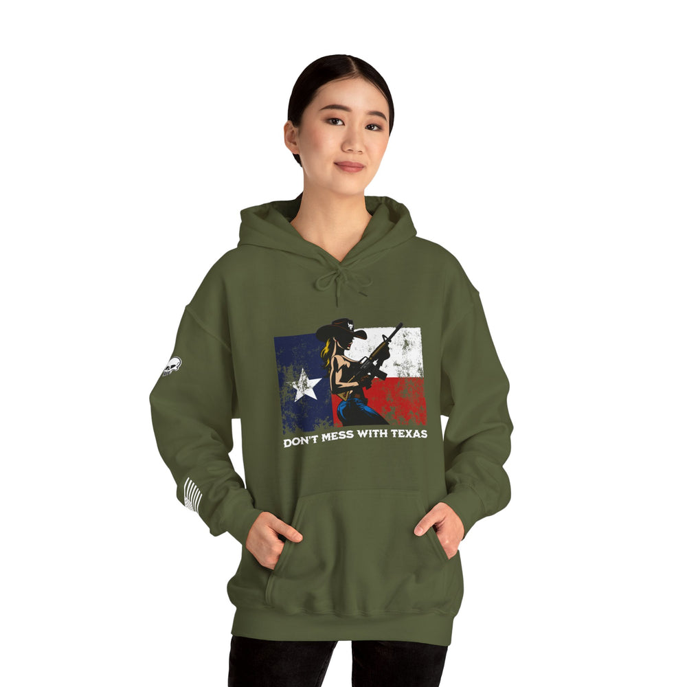 DON'T MESS WITH TEXAS COWGIRL HOODIE