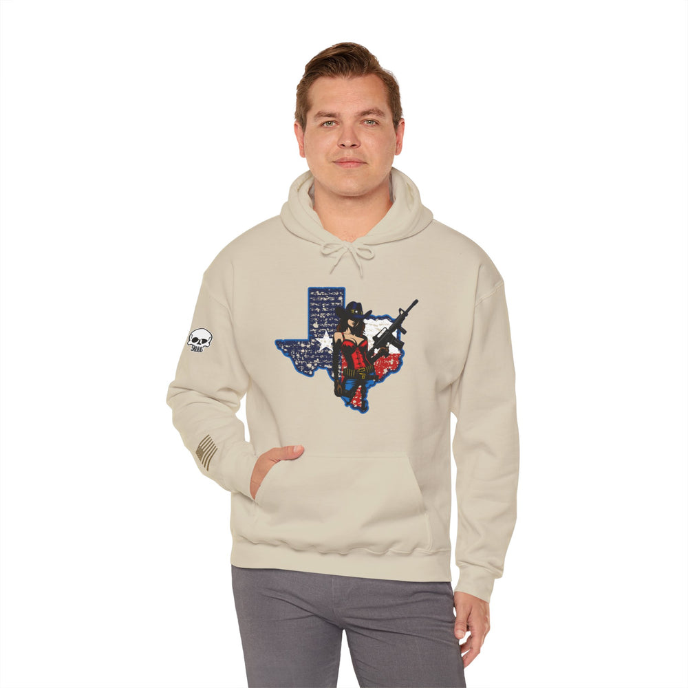 TEXAS STATE COWGIRL HOODIE