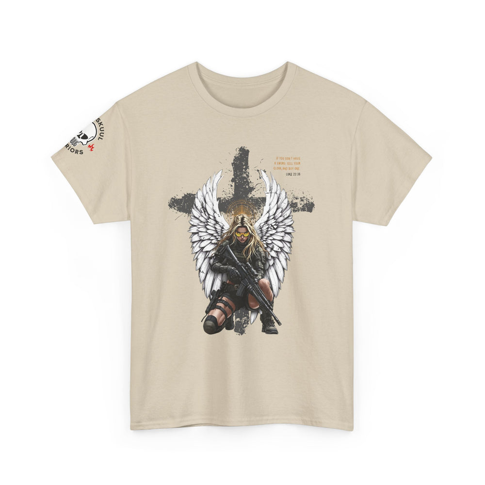 FEMALE ARCHANGEL LUKE 22:36 T SHIRT