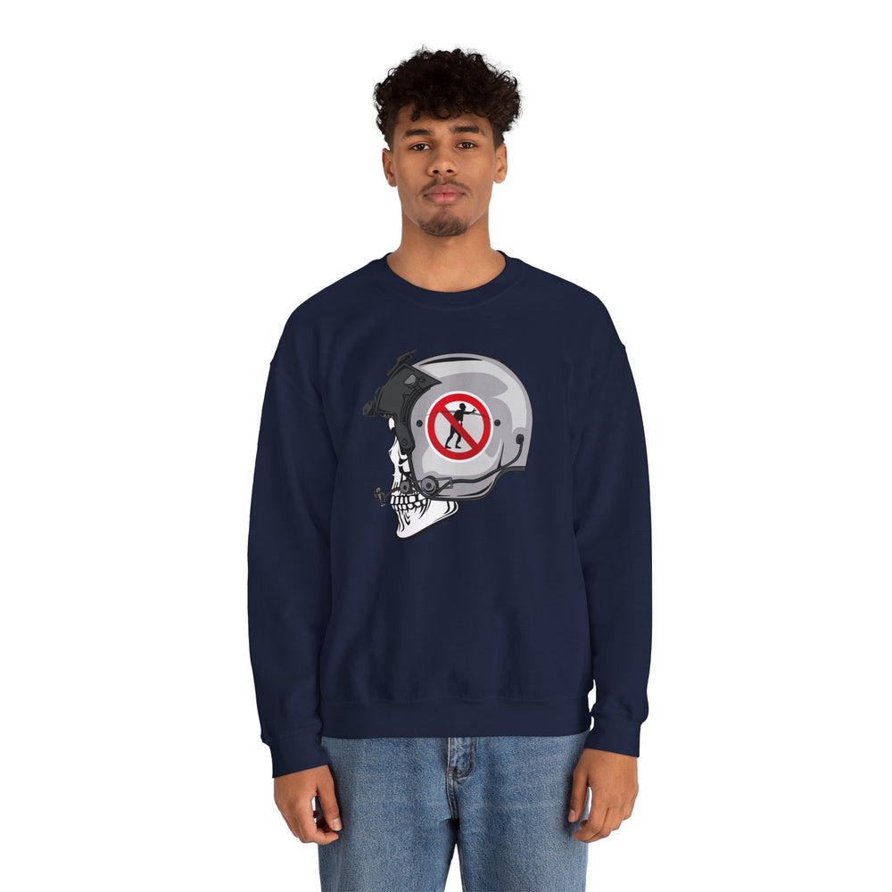 NO ZOMBIE RIDES SWEATSHIRT