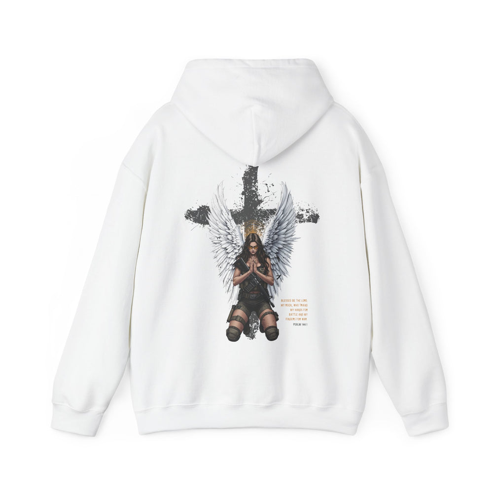 FEMALE ARCHANGEL PSALM 144:1 HOODIE