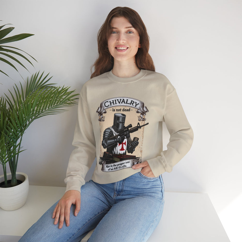 CHIVALRY IS NOT DEAD SWEATSHIRT