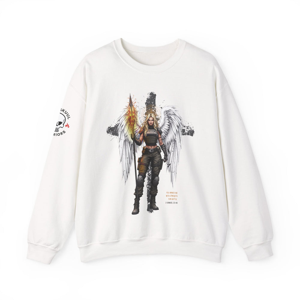 FEMALE ARCHANGEL 2 SAMUEL 22:40 SWEATSHIRT