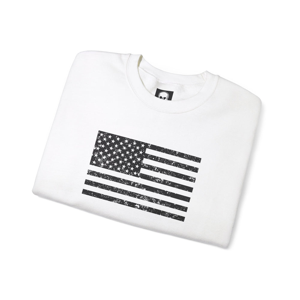 USA GRUNGE FLAG SWEATSHIRT