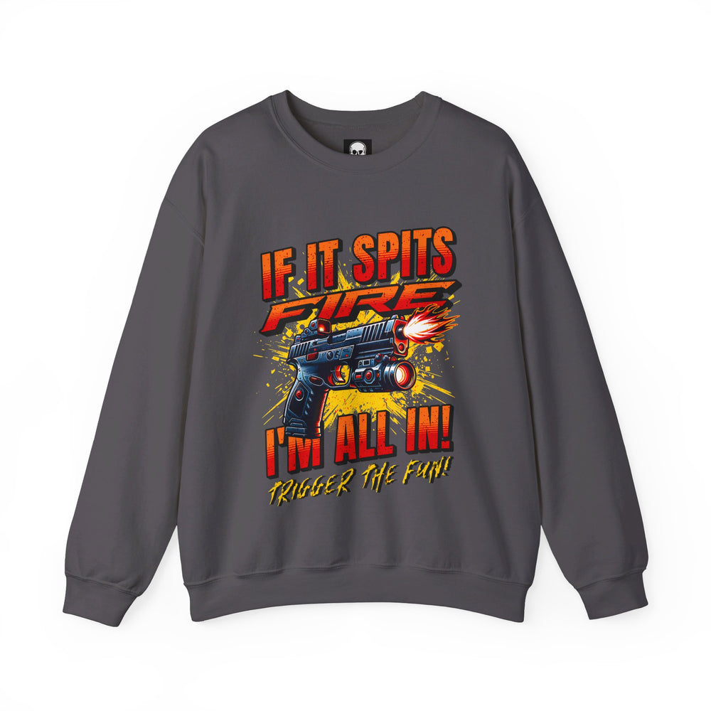 TACTICAL GUN SPITTING SWEATSHIRT