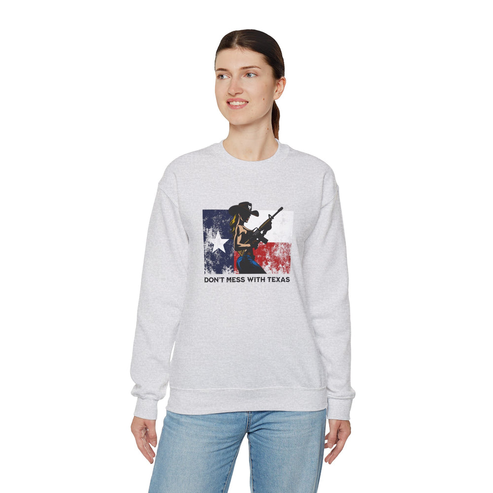 DON'T MESS WITH TEXAS COWGIRL SWEATSHIRT