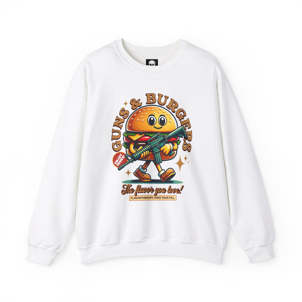 GUNS AND BURGERS VINTAGE SWEATSHIRT