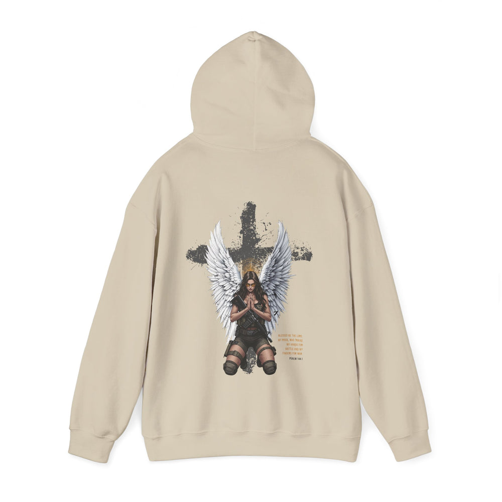 FEMALE ARCHANGEL PSALM 144:1 HOODIE