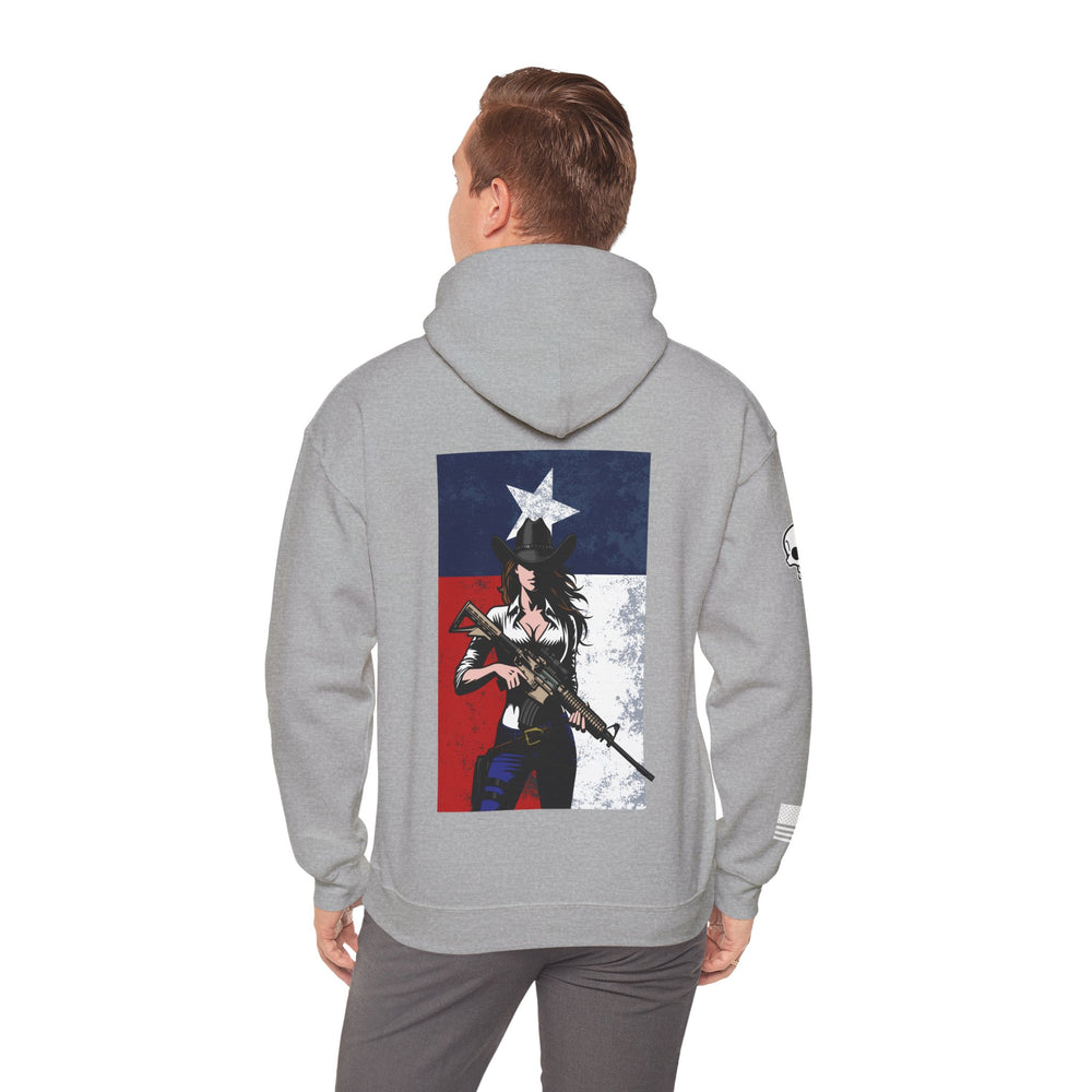 TEXAS COWGIRL DEFENDER HOODIE