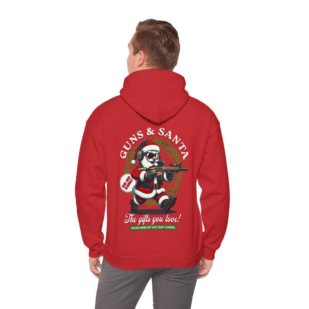 GUNS AND SANTA HOODIE