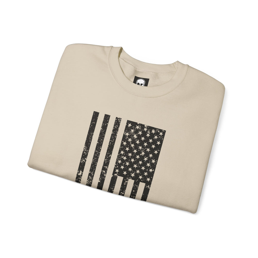 VERTICAL USA GRUNGE FLAG SWEATSHIRT