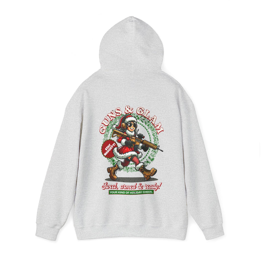 GUNS AND GLAM XMAS HOODIE