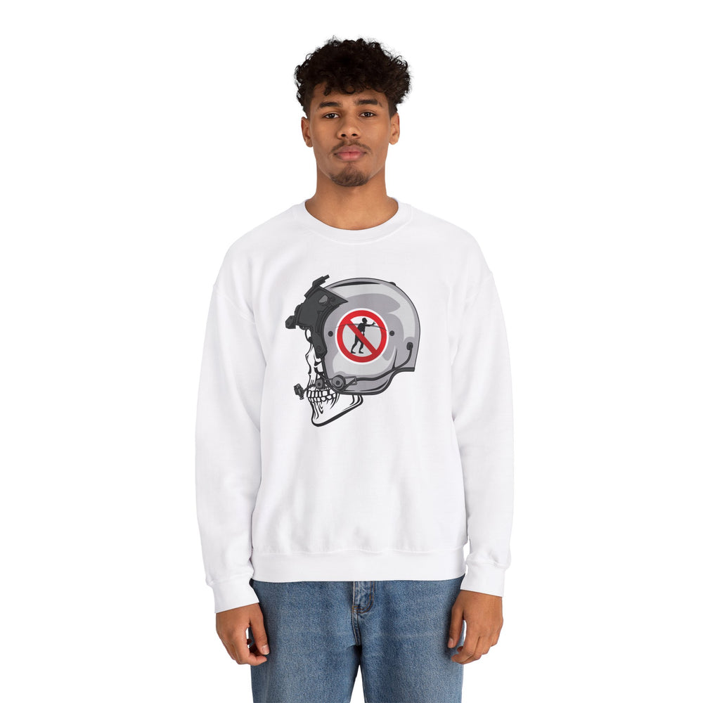 NO ZOMBIE RIDES SWEATSHIRT