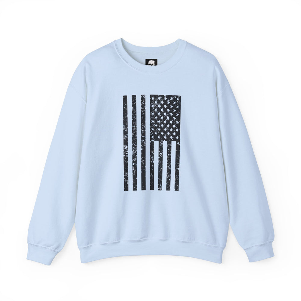 VERTICAL USA GRUNGE FLAG SWEATSHIRT