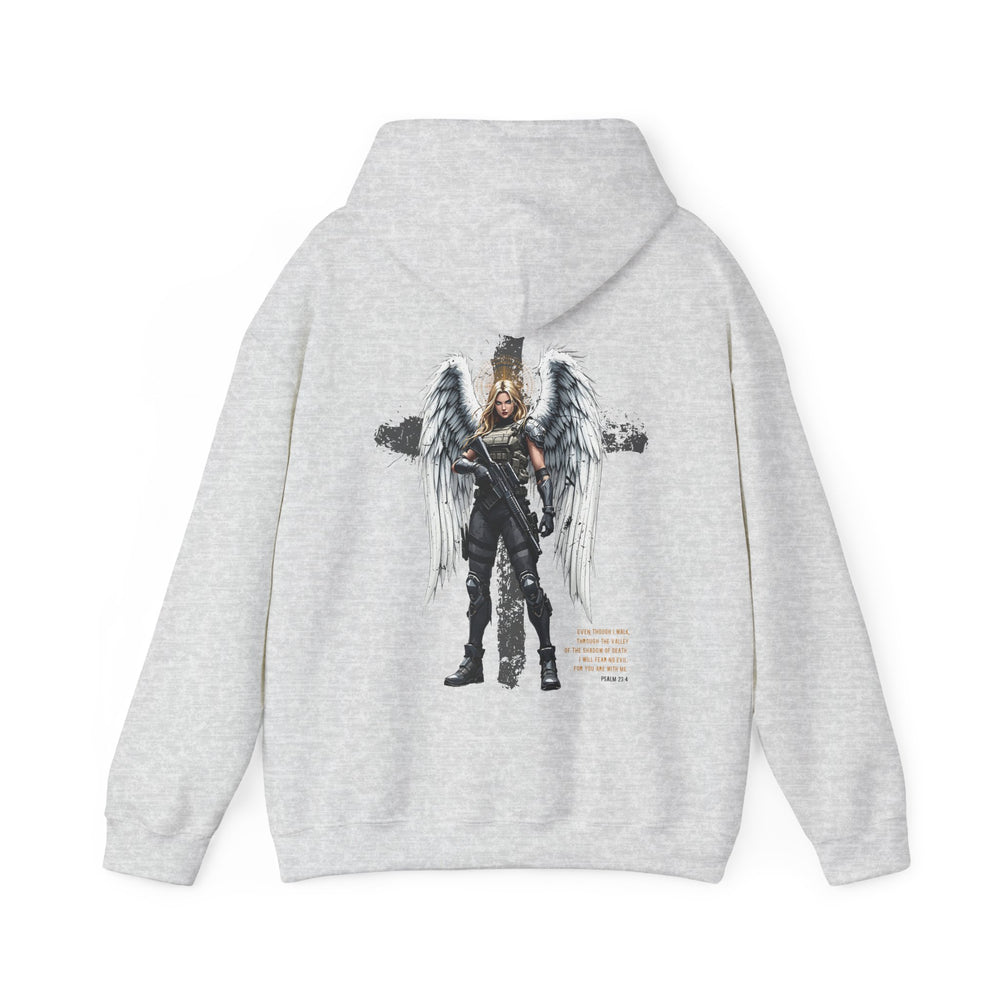 FEMALE ARCHANGEL PSALM 23:4 HOODIE
