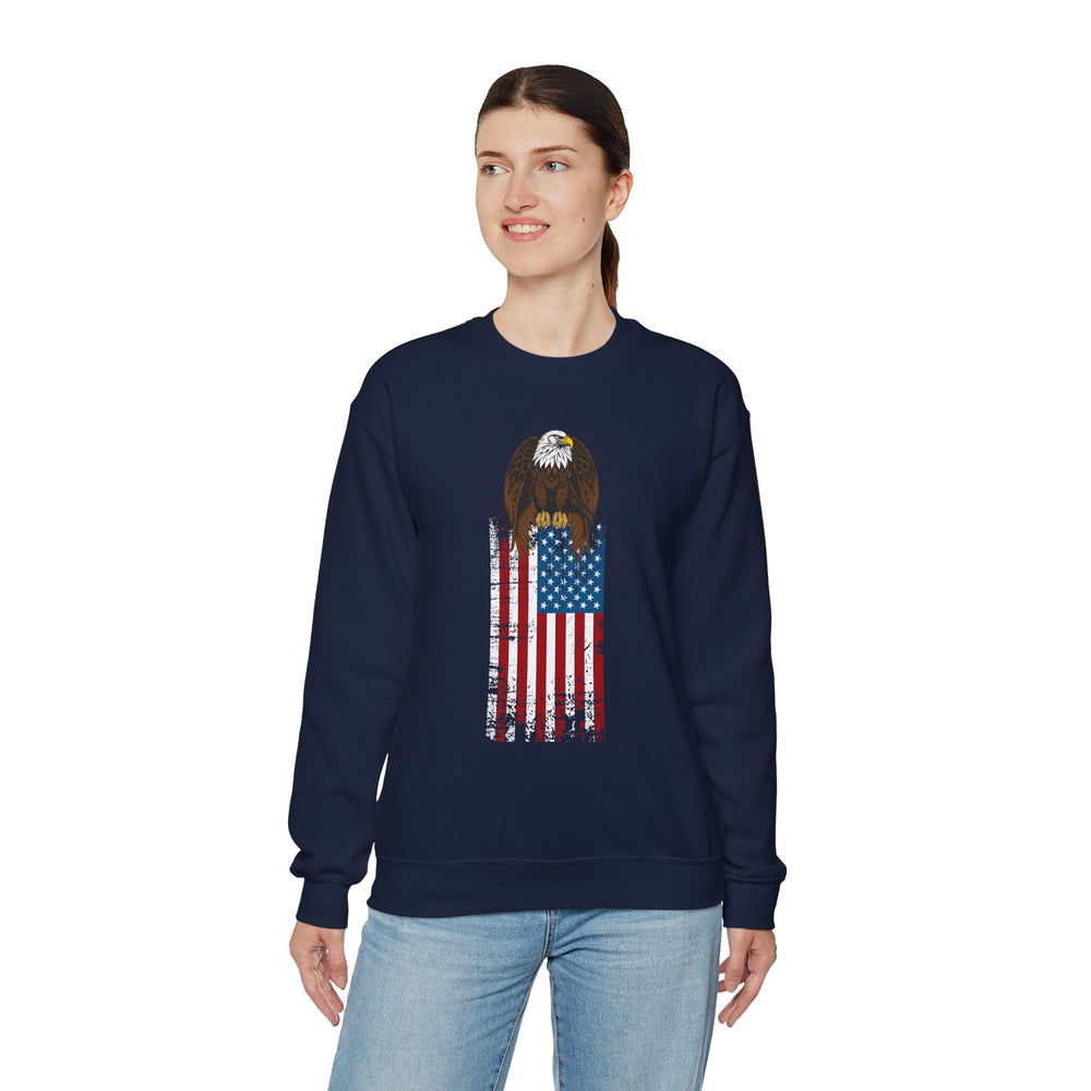 EAGLE USA FLAG SWEATSHIRT