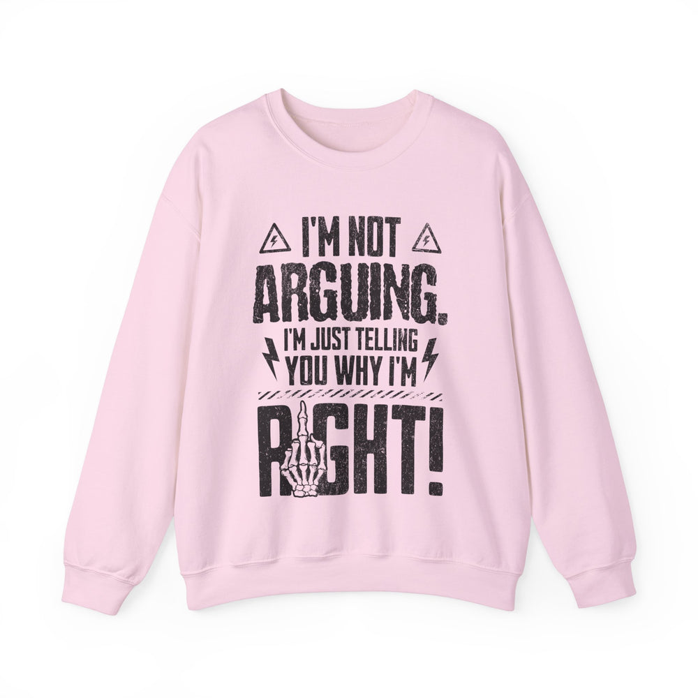 RIGHT BY DEFAULT SWEATSHIRT