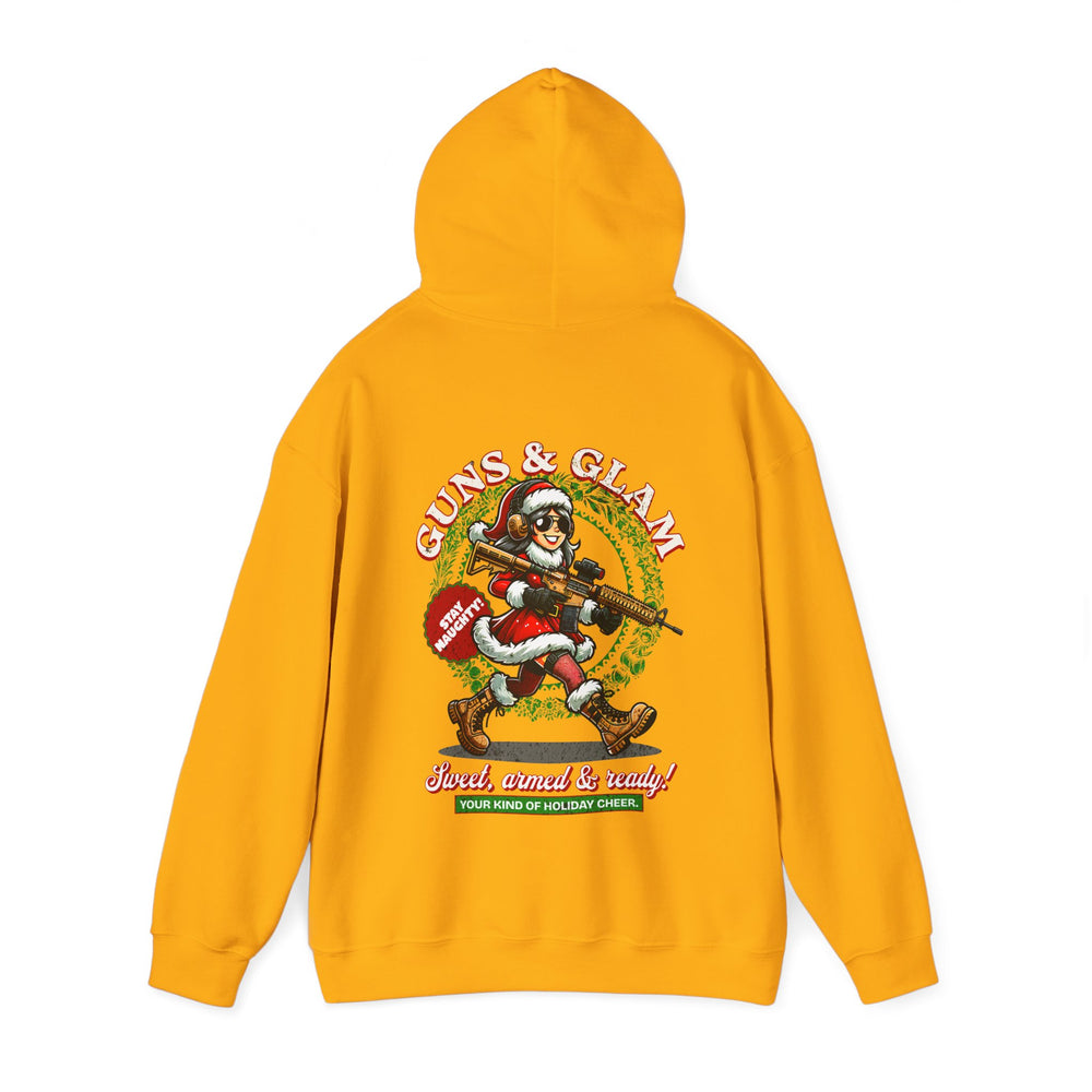 GUNS AND GLAM XMAS HOODIE