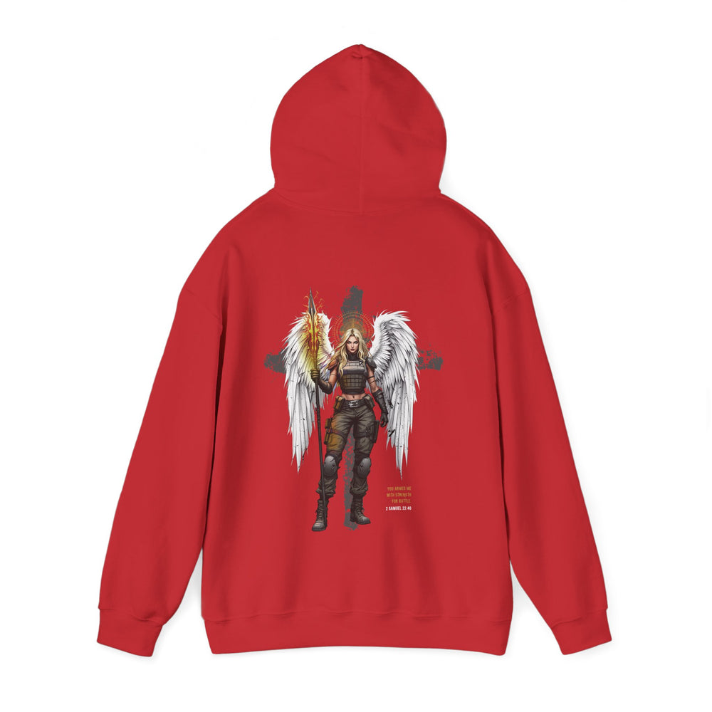 FEMALE ARCHANGEL 2 SAMUEL 22:40 HOODIE