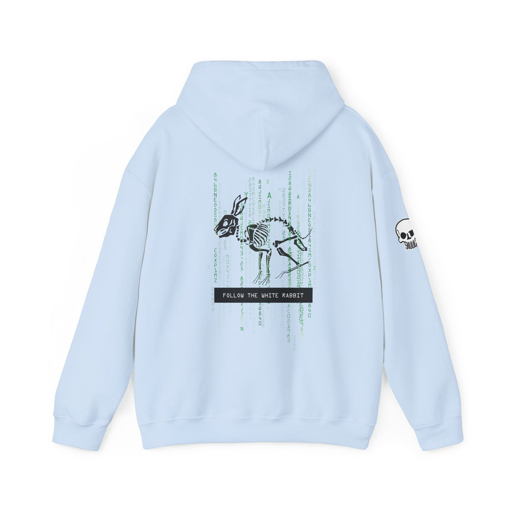 FOLLOW THE WHITE RABBIT HOODIE