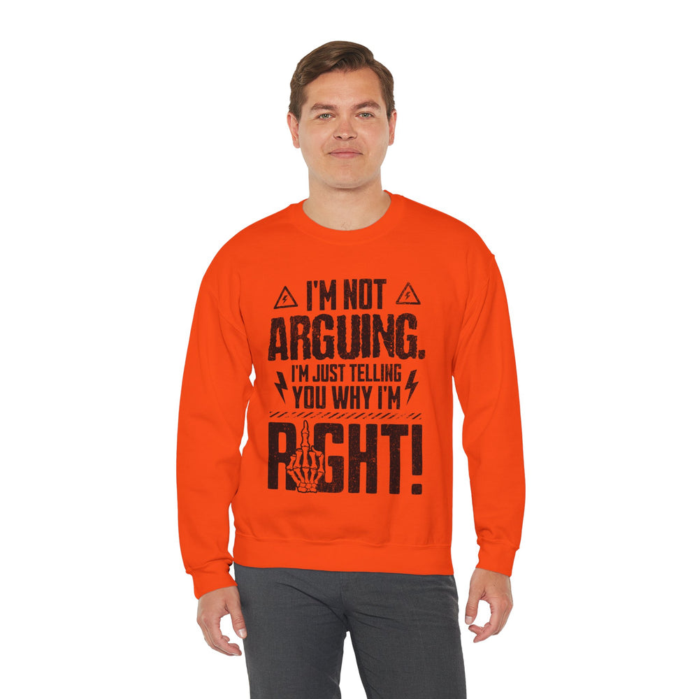 RIGHT BY DEFAULT SWEATSHIRT