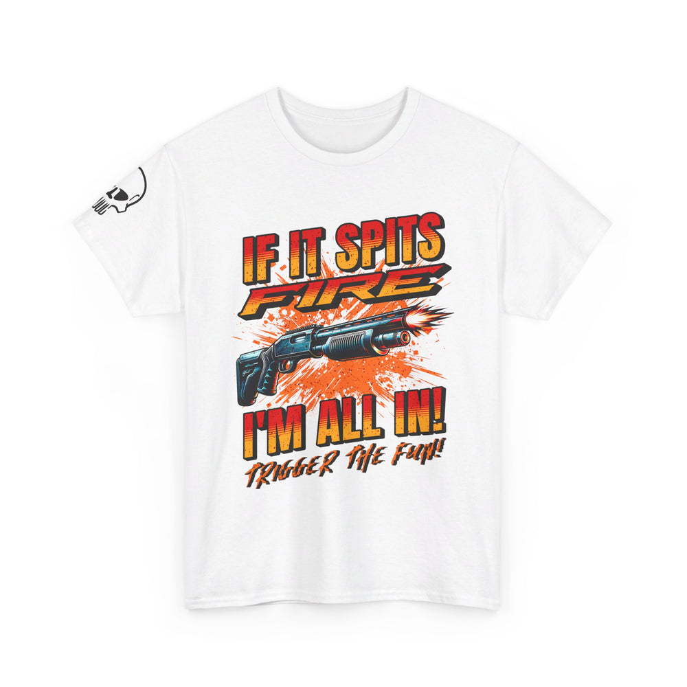 SHOTGUN SPITTING FIRE T SHIRT