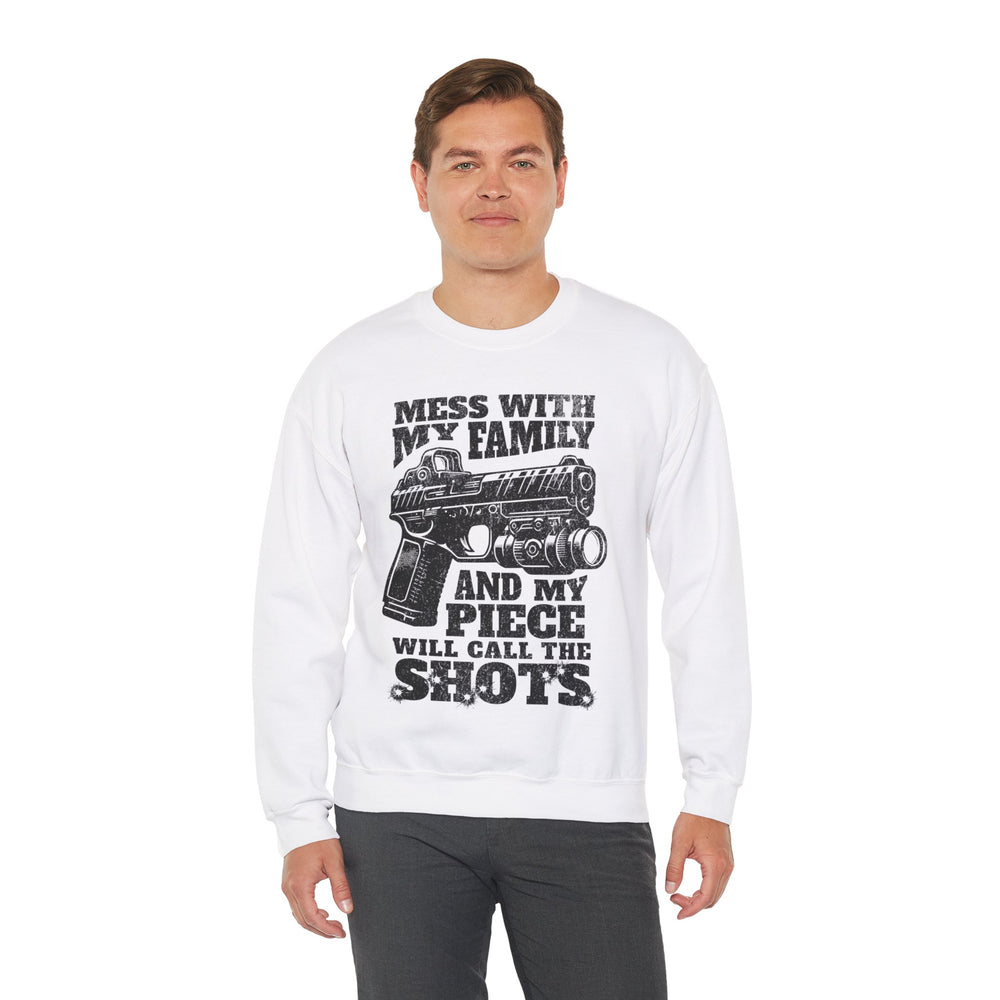 CALLING THE SHOTS SWEATSHIRT