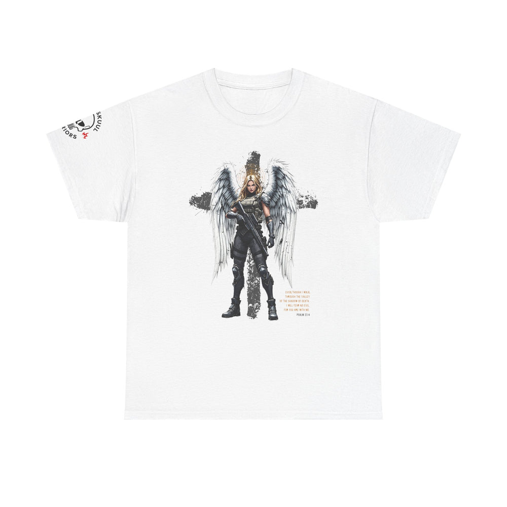 FEMALE ARCHANGEL PSALM 23:4 T SHIRT