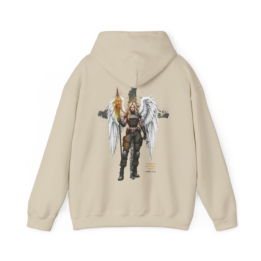 FEMALE ARCHANGEL 2 SAMUEL 22:40 HOODIE
