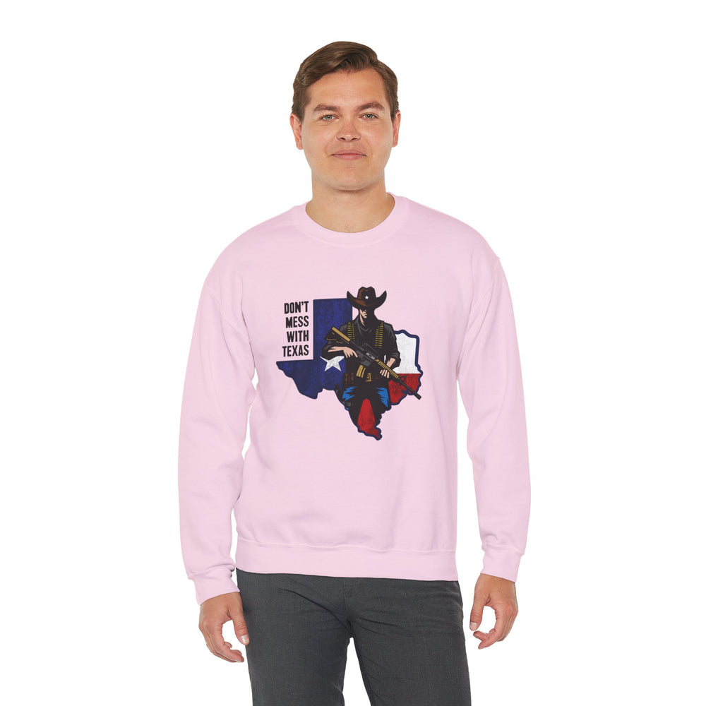 COWBOY DON'T MESS WITH TEXAS SWEATSHIRT