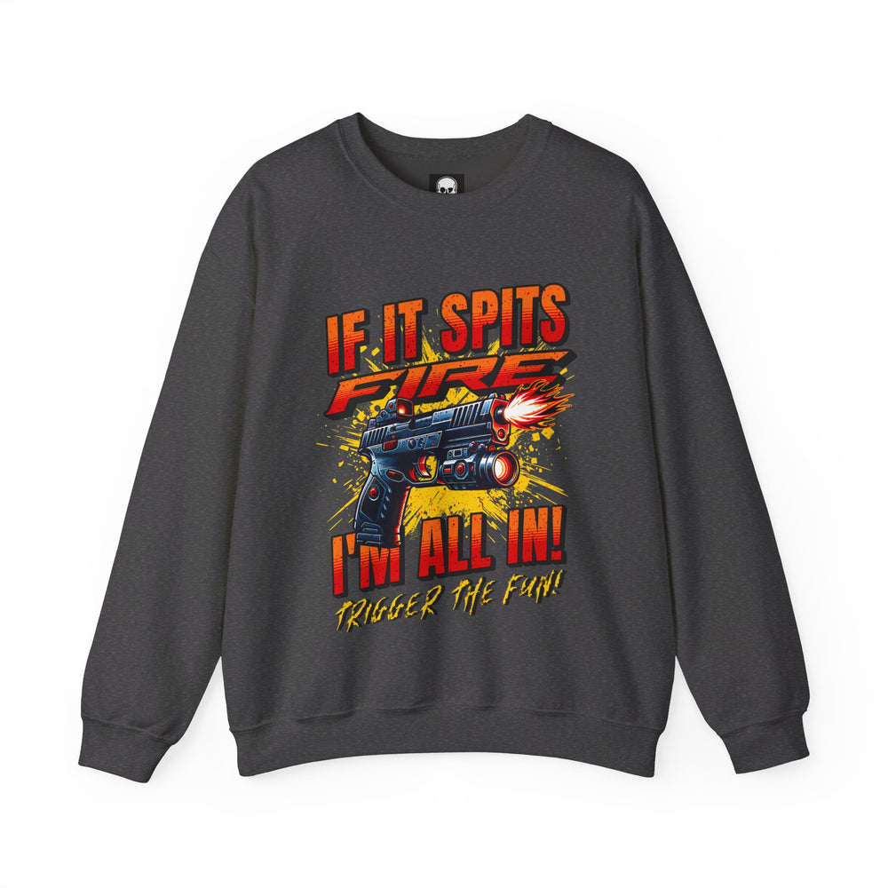 TACTICAL GUN SPITTING SWEATSHIRT