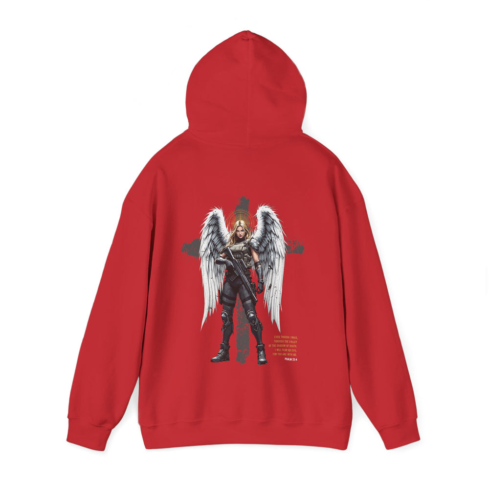 FEMALE ARCHANGEL PSALM 23:4 HOODIE