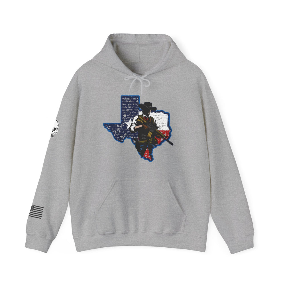 TEXAS STATE COWBOY HOODIE