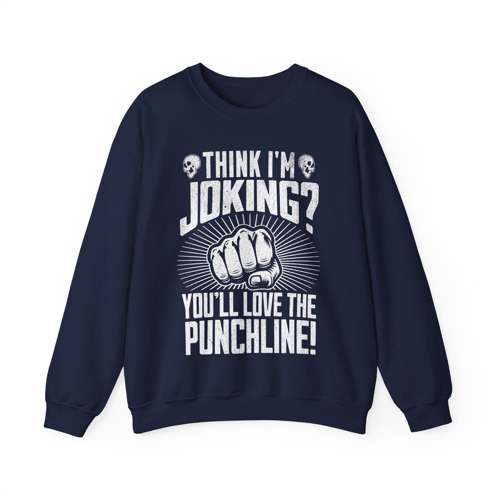 KISS THE PUNCHLINE SWEATSHIRT